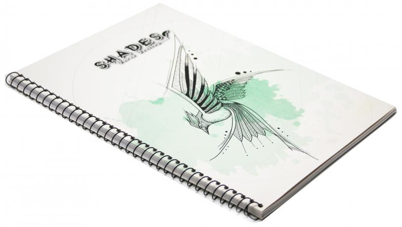 Shades Register Side Spiral(8.25 x 11.5) A4