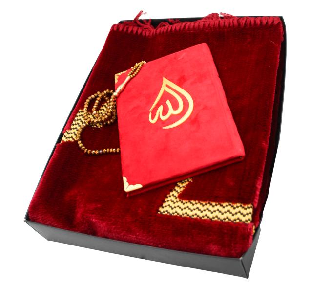 Gift pack for muslims Prayer Rug Tasbih Punjsurah Jae Namaz