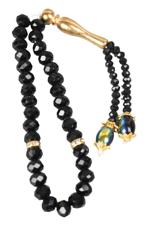 (12pcs) Fancy Tussle with extra beads crystal tasbih 33 dana #6